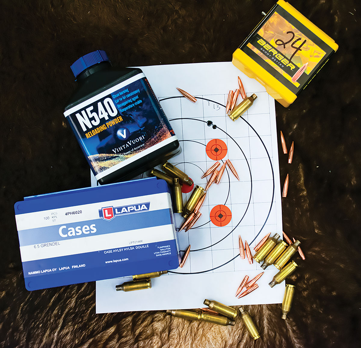 Vihtavuori N540 provided some excellent results with heavier bullets and consistently offered low standard deviations and extreme spreads. The 80.5-grain Berger Fullbore Target is extremely easy to work with bullet and offers excellent precision while working up loads.